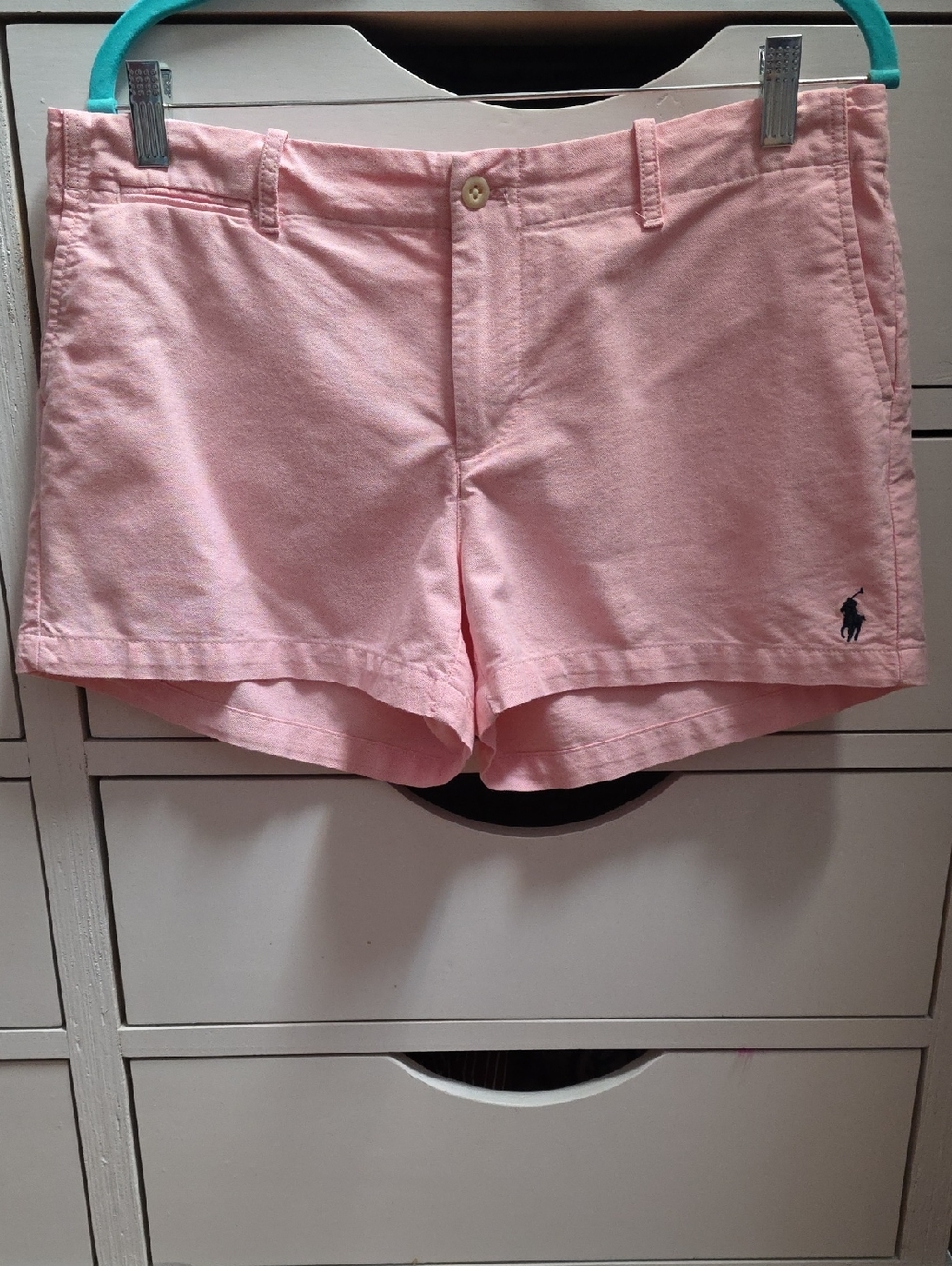 Polo by Ralph Lauren Light Pink Cotton Chino Shorts - Size 8